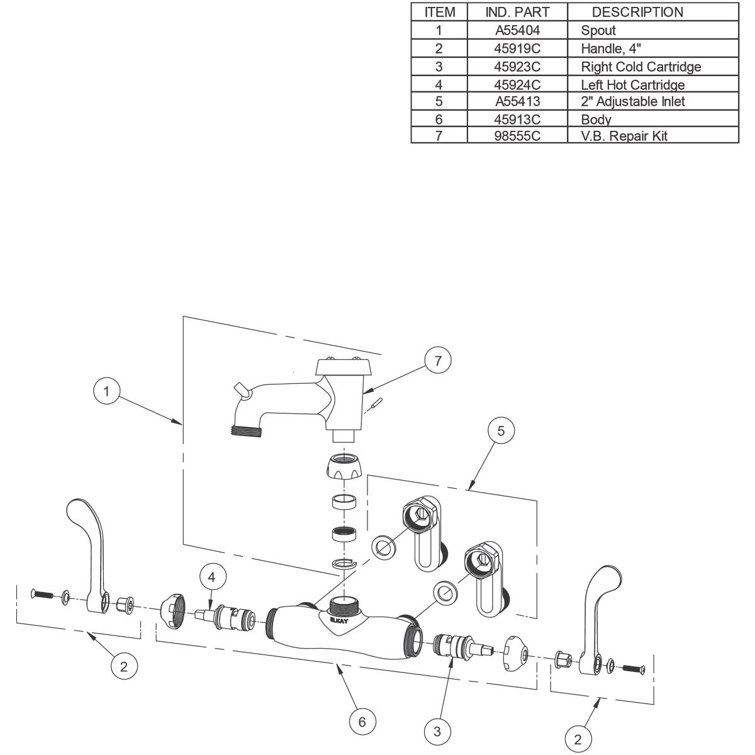 Elkay Wall Mount Laundry Faucet Wayfair